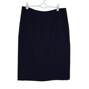 Women's Jones Studio Navy Blue Lined Pencil Skirt | Size 8